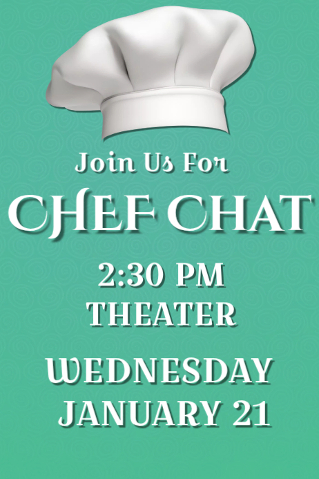 Chef Chat | PosterMyWall