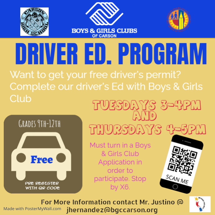 Driver's Ed PosterMyWall