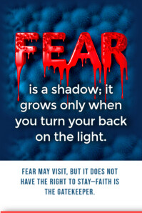 Fear Poster template