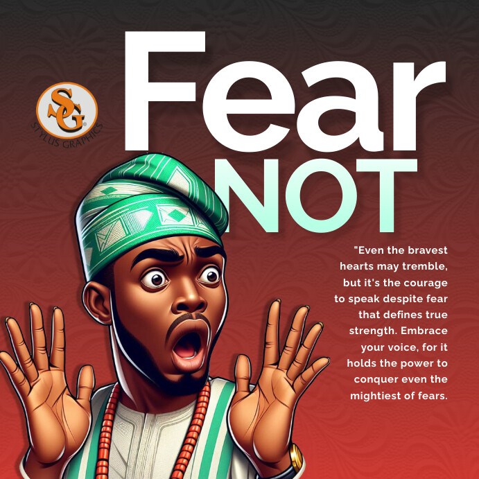 Fear not Template | PosterMyWall