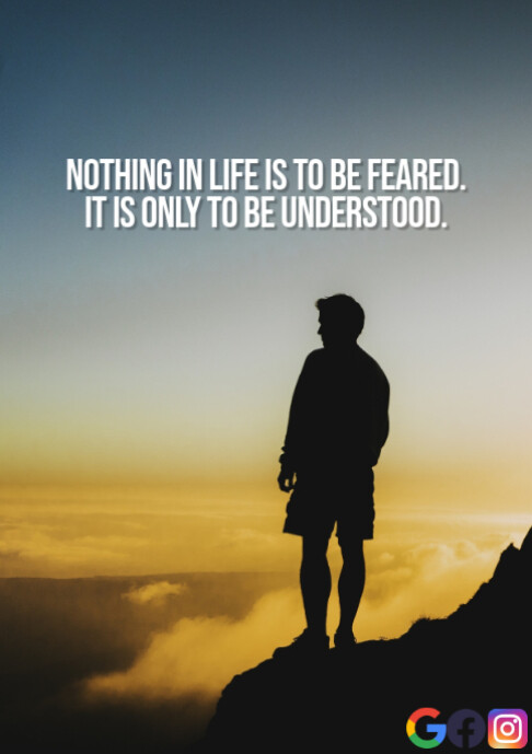 FEARED AND UNDERSTOOD QUOTE TEMPLATE A2