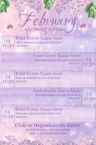 202,870+ february event calendar Customizable Design Templates ...