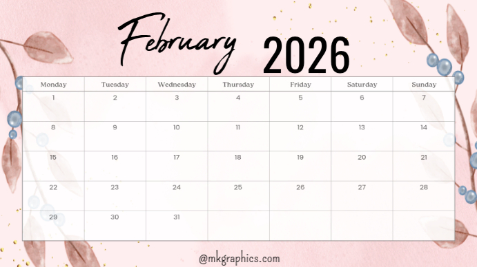 Plantilla de February | PosterMyWall