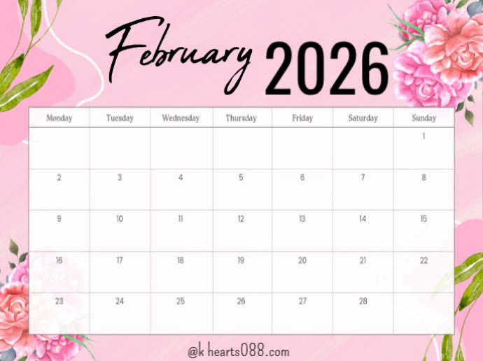 February Google Slides Template