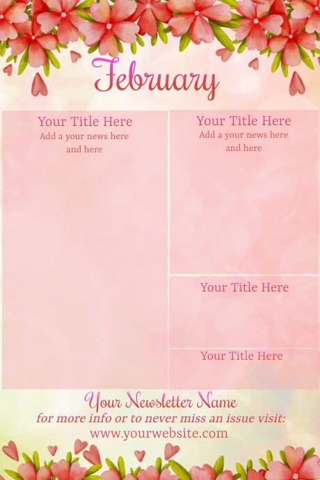 Copy of February Newsletter by Paula | PosterMyWall
