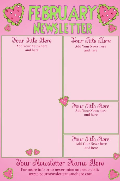 February Newsletter Template | PosterMyWall