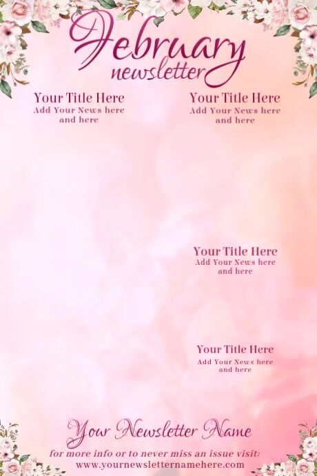 Copy of February Newsletter | PosterMyWall