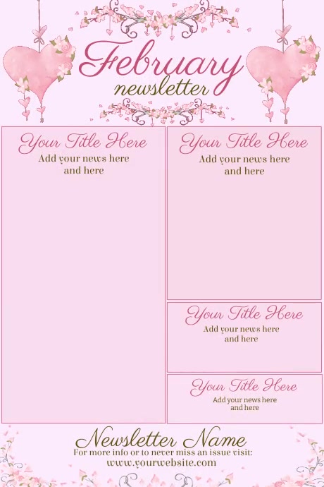 February Newsletter Template | PosterMyWall