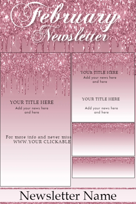 February Newsletter Template | PosterMyWall