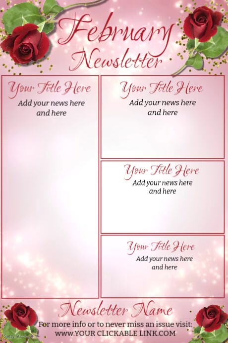 February Newsletter Template | PosterMyWall