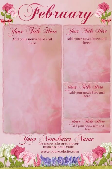 February Newsletter Template | PosterMyWall