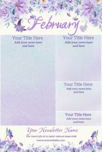 February Newsletter Template | PosterMyWall