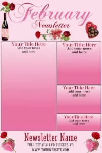 February Newsletter Template | PosterMyWall