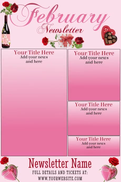 February Newsletter Template | PosterMyWall