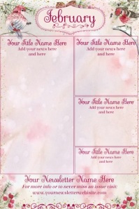February Newsletter Template | PosterMyWall
