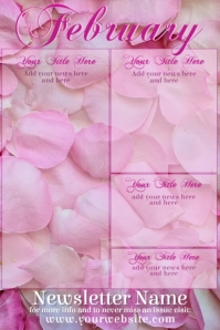 February Newsletter Template | PosterMyWall