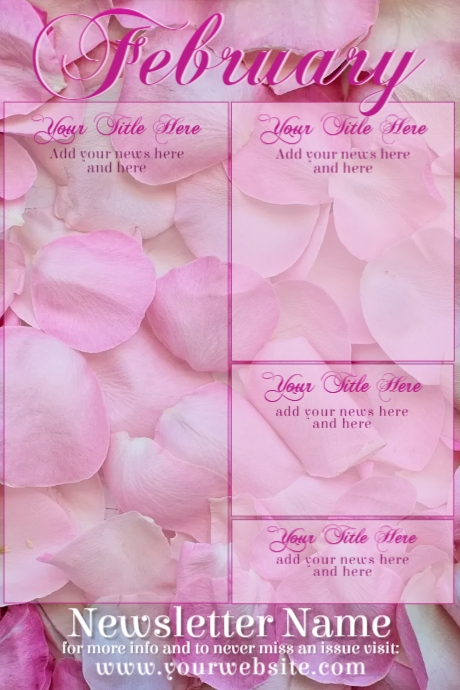 February Newsletter Template | PosterMyWall