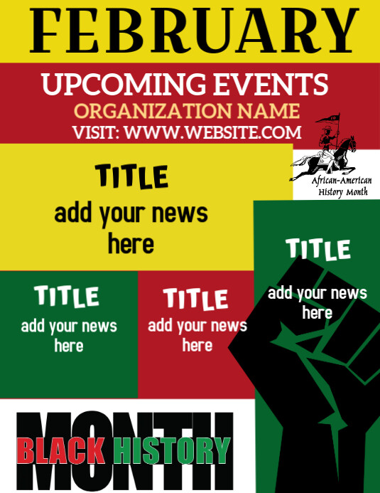 Copy of February newsletter template | PosterMyWall