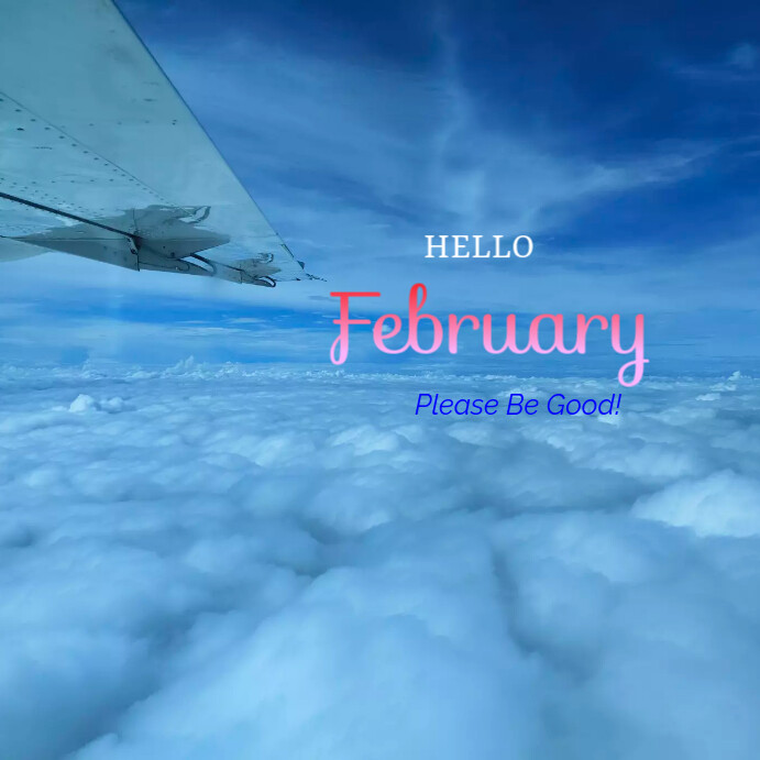 February Template เทมเพลต | PosterMyWall