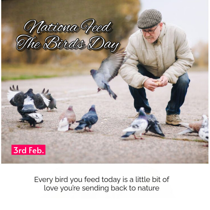 Feed the Birds Design Template | PosterMyWall
