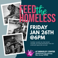Feed The Homeless Instagram Post template