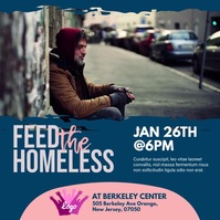 Feed The Homeless Instagram Post template