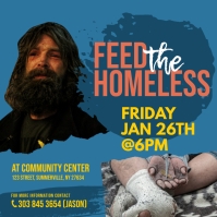 Feed The Homeless Instagram Post Template | PosterMyWall
