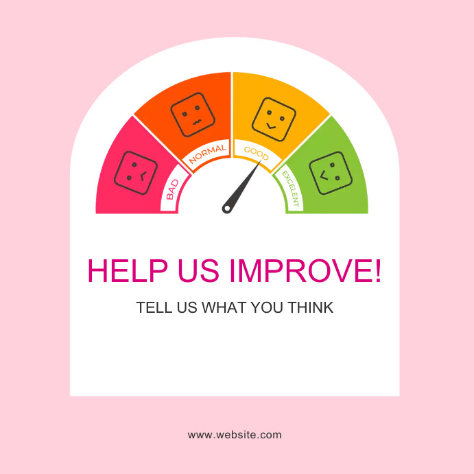 FEEDBACK SCALE Publicação no Instagram template