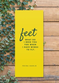 Feet Quotes Templates A1