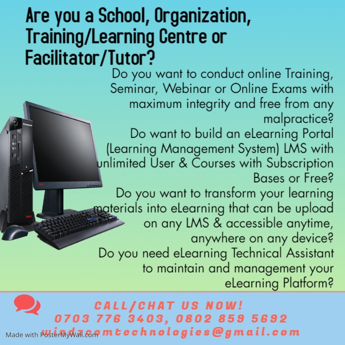 Copy of eLearning flyer | PosterMyWall