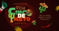 Feliz Cinco de Mayo Facebook Shared Image Obraz udostępniany na Facebooku template