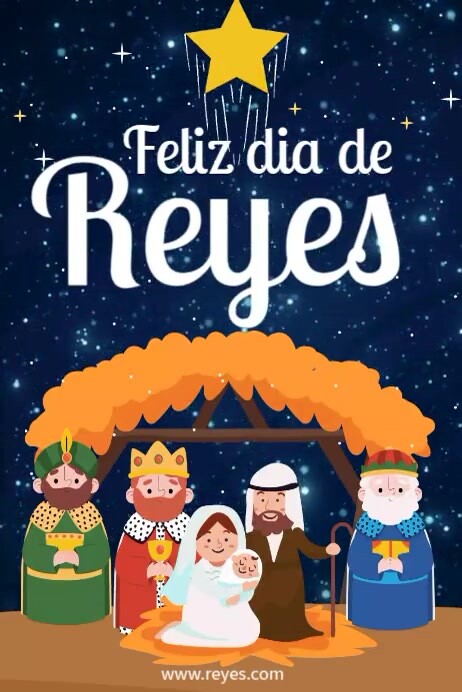 Feliz Dia de Reyes Video Template | PosterMyWall