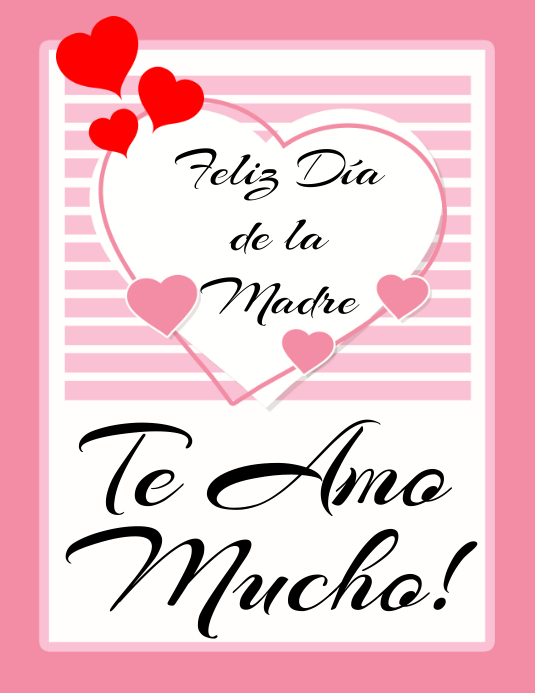 Feliz Día de la Madre Flyer (US Letter) template