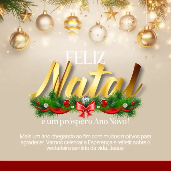 Feliz natal 2025 Template | PosterMyWall