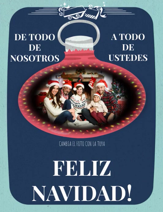 FELIZ NAVIDAD Flyer (US Letter) template