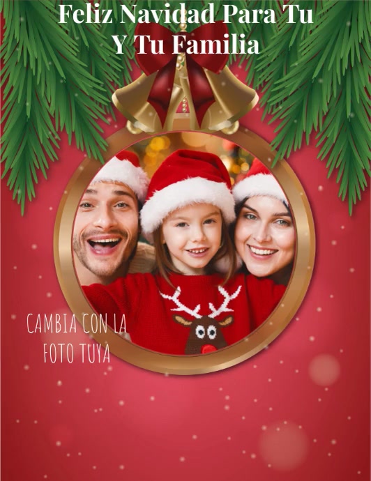 FELIZ NAVIDAD Flyer (US Letter) template