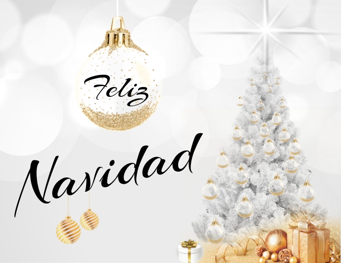 11in 5in FELIZ NAVIDAD Template | PosterMyWall