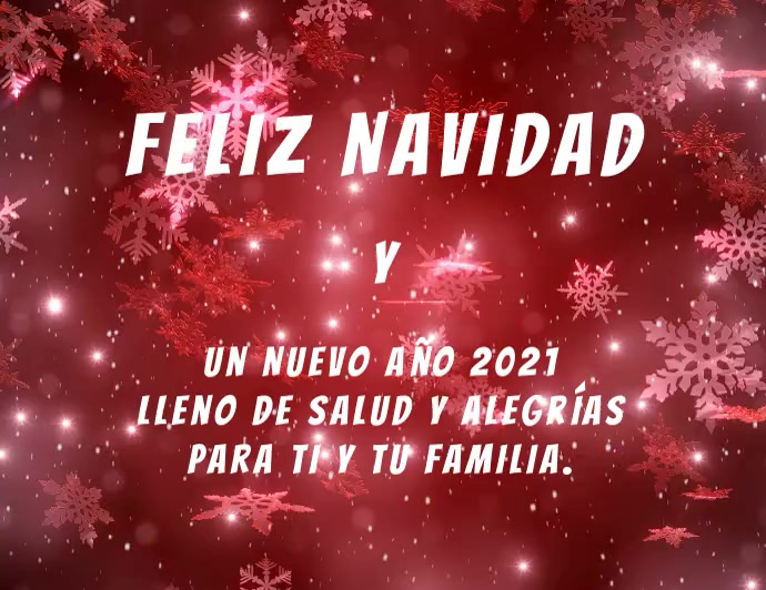Plantilla De Feliz Navidad Y Ano Nuevo 21 Con Video Postermywall