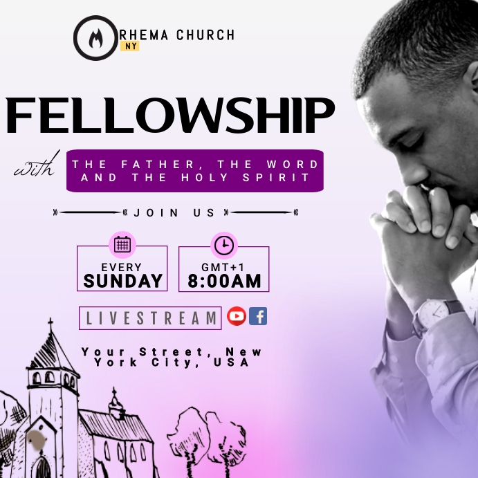 Fellowship Template | PosterMyWall