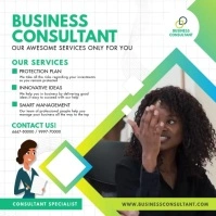 Female Business Consultant Services Instagram template