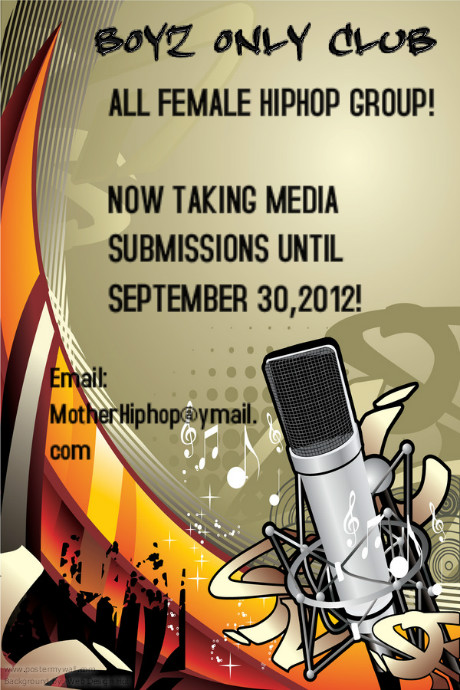FEMALE HIPHOP GROUP AUDITIONS! | PosterMyWall