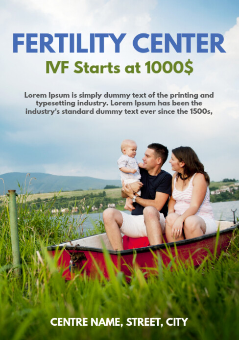 Fertility Clinic Flyer Vorlage Postermywall
