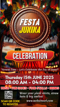 Festa Junina Celebration Instagram Story Template