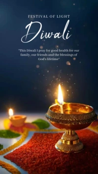 Festival Of Light India Instagram Story template
