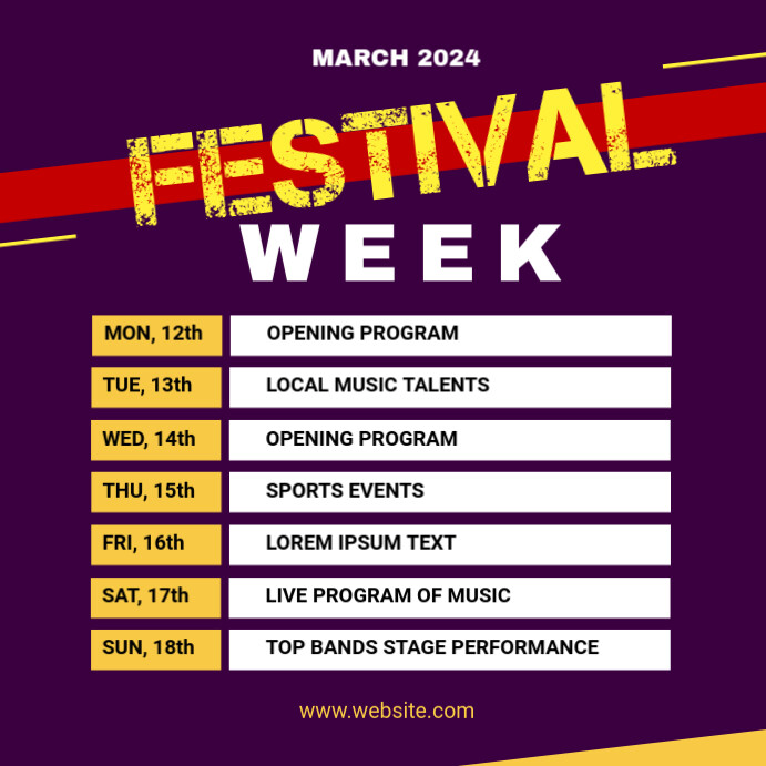 392+ Free Timetable Templates PosterMyWall