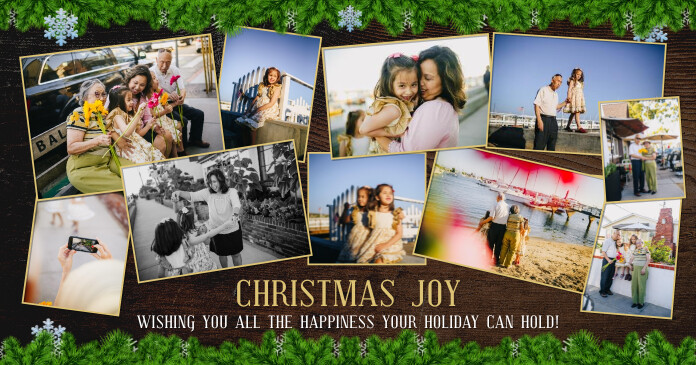 Sjabloon Feestelijke Kerst Familie Collage Facebook Pos | PosterMyWall Sjabloon Feestelijke Kerst Familie Collage Facebook Pos | Postermywall