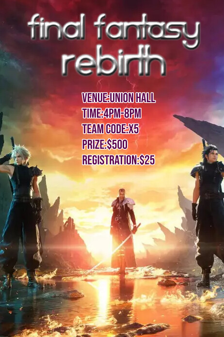 Plantilla de FF | PosterMyWall