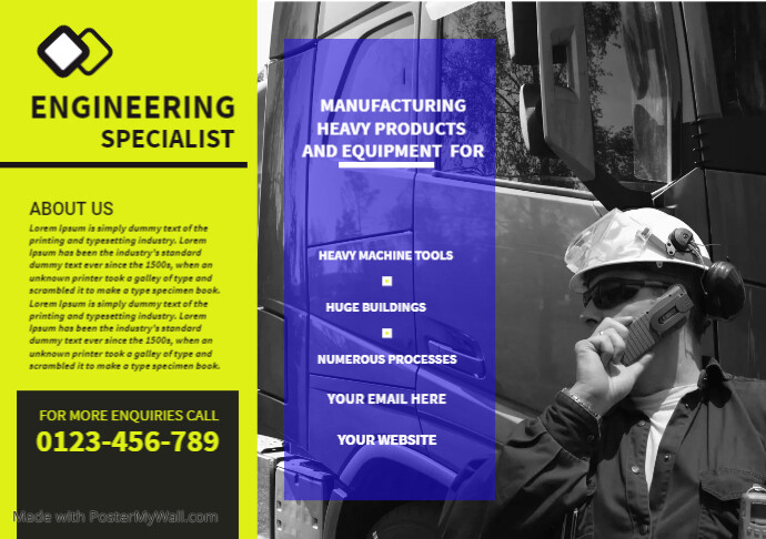 Engineering flyer ,CORPORATE flyer