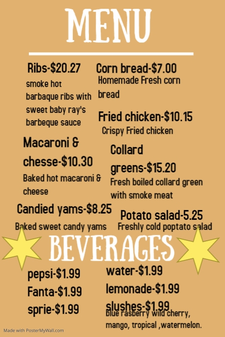 Copy of Set Menu Template | PosterMyWall