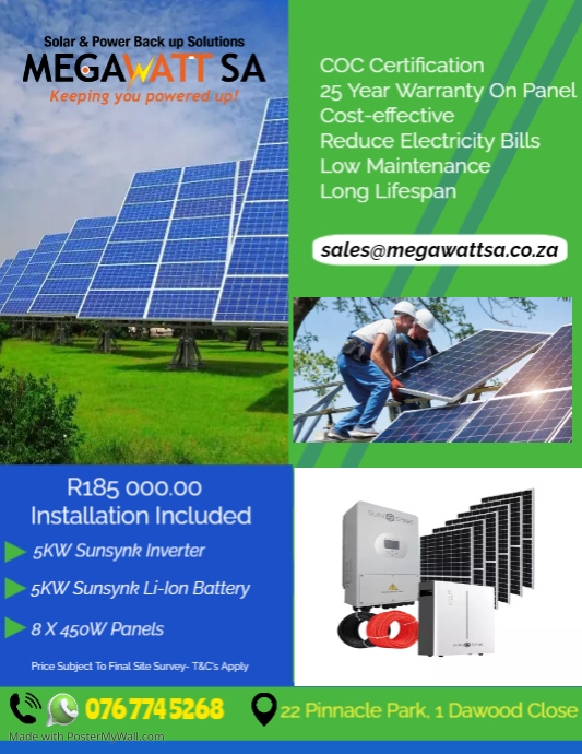 Panneau solaire | PosterMyWall